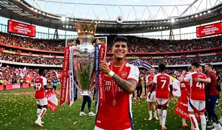 Arsenal es campeón de Premier League tras empate de Manchester City