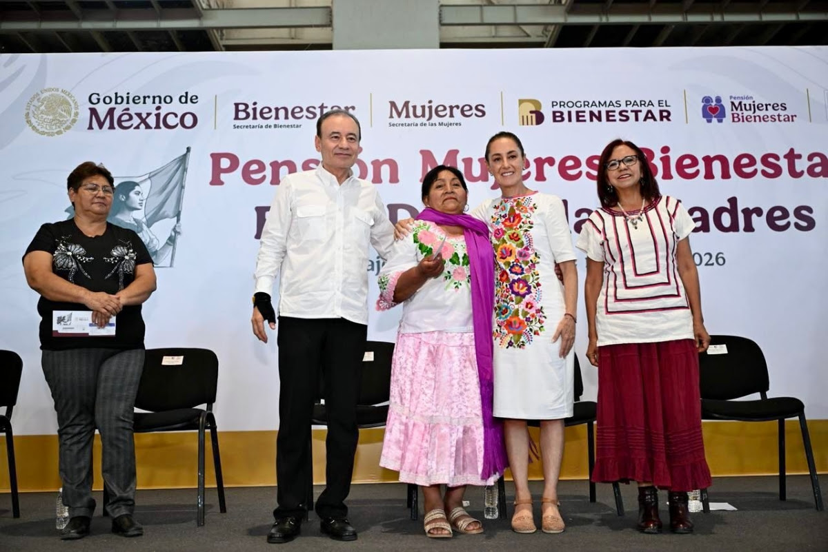 Sheinbaum y Durazo aseguran transparencia en entrega de pensiones en Sonora